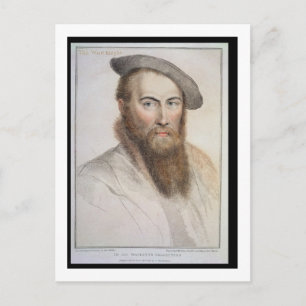 Sir Thomas Wyatt (c.1503-42) engraved by Francesco Briefkaart