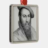 Sir Thomas Wyatt Metalen Ornament (Rechts)