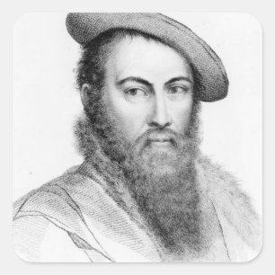 Sir Thomas Wyatt Vierkante Sticker