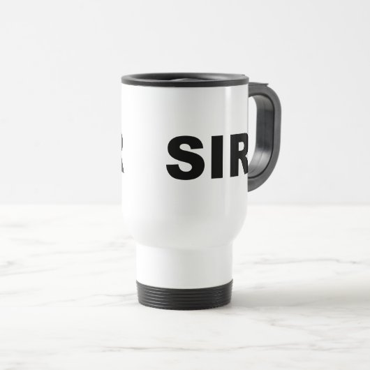 Sir Travel Mug Reisbeker (Voorkant rechts)