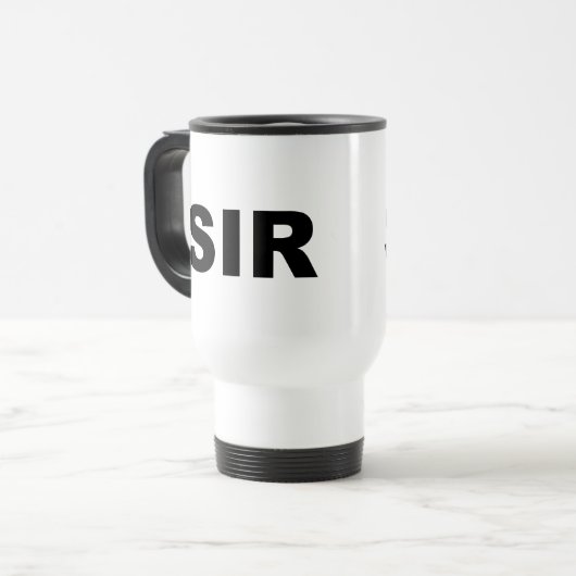 Sir Travel Mug Reisbeker (Voorkant links)