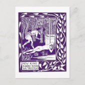 Sir Tristram van Aubrey Beardsley Illustratie Briefkaart (Voorkant)