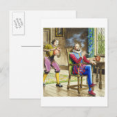 Sir Walter Raleigh (1554-1618) van 'Peeps in the Briefkaart (Voorkant / Achterkant)