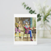 Sir Walter Raleigh (1554-1618) van 'Peeps in the Briefkaart (Staand voorkant)