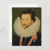 Sir Walter Raleigh 2 Briefkaart (Voorkant / Achterkant)
