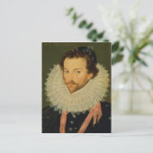Sir Walter Raleigh 2 Briefkaart (Staand voorkant)
