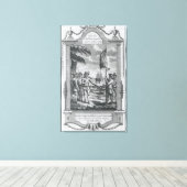 Sir Walter Raleigh 2 Canvas Afdruk (Insitu (Houten vloer))