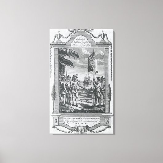Sir Walter Raleigh 2 Canvas Afdruk (Voorkant)