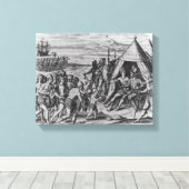 Sir Walter Raleigh Canvas Afdruk (Insitu (Houten vloer))