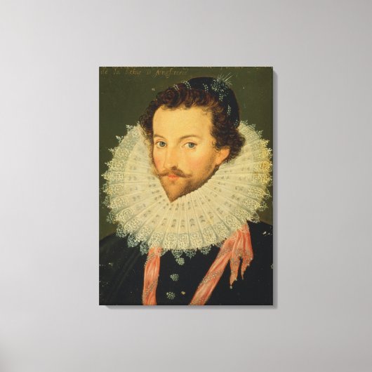 Sir Walter Raleigh Canvas Afdruk (Voorkant)