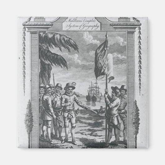 Sir Walter Raleigh Magneet (Voorkant)