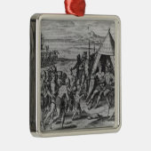 Sir Walter Raleigh Metalen Ornament (Rechts)