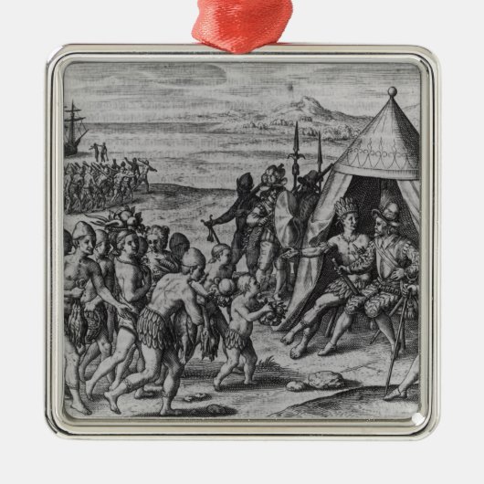 Sir Walter Raleigh Metalen Ornament (Voorkant)