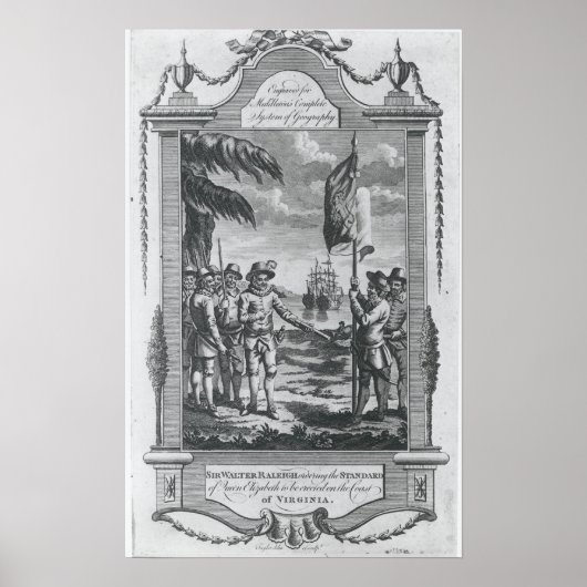 Sir Walter Raleigh Poster (Voorkant)