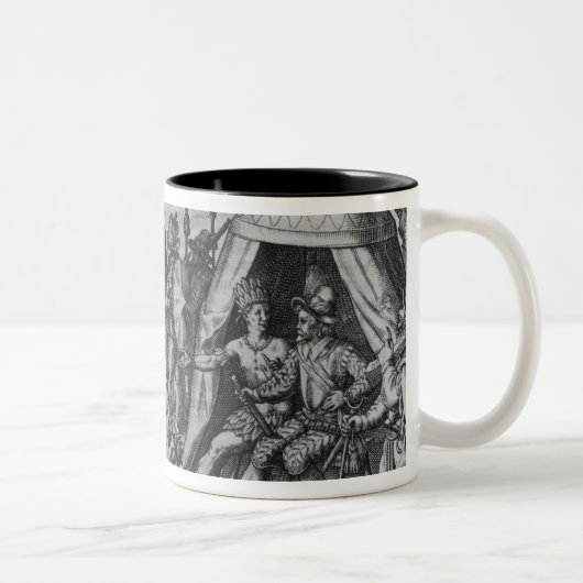 Sir Walter Raleigh Tweekleurige Koffiemok (Rechts)
