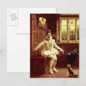 Sir Walter Raleigh's eerste rook Briefkaart (Voorkant / Achterkant)