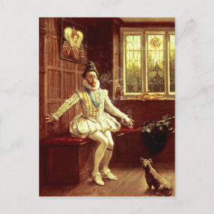 Sir Walter Raleigh's eerste rook Briefkaart