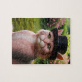 Sir Whiskers de Kat in Bloei Legpuzzel (Horizontaal)