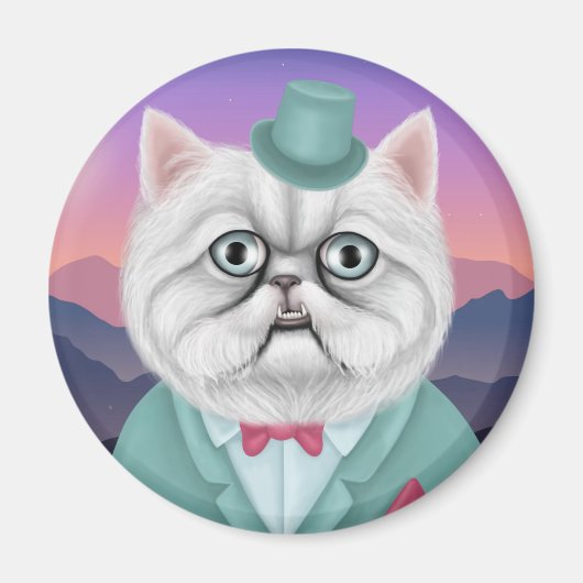 Sir Whiskers Magneet (Voorkant)