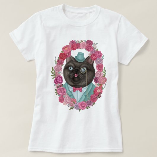 Sir Whiskers T-Shirt (Design voorkant)
