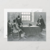 Sir William Berkeley Surrendering Briefkaart (Voorkant / Achterkant)