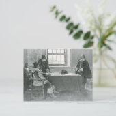 Sir William Berkeley Surrendering Briefkaart (Staand voorkant)