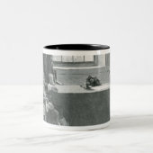 Sir William Berkeley Surrendering Tweekleurige Koffiemok (Center)