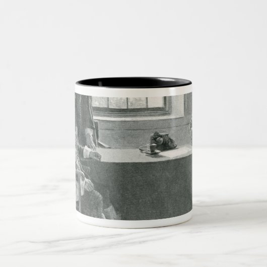 Sir William Berkeley Surrendering Tweekleurige Koffiemok (Center)