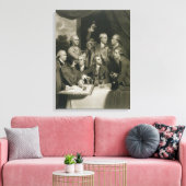 Sir William Hamilton (1730-1803) met andere Connoi Canvas Afdruk (Insitu (Woonkamer))