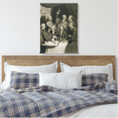 Sir William Hamilton (1730-1803) met andere Connoi Canvas Afdruk (Insitu (Slaapkamer))