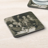 Sir William Hamilton (1730-1803) met andere Connoi Drankjes Onderzetter (Linkerzijde)