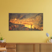 Sir William Hamilton die Ferdinand IV toont Canvas Afdruk (Insitu (Woonkamer))