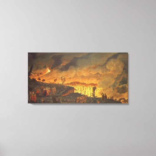 Sir William Hamilton die Ferdinand IV toont Canvas Afdruk (Voorkant)