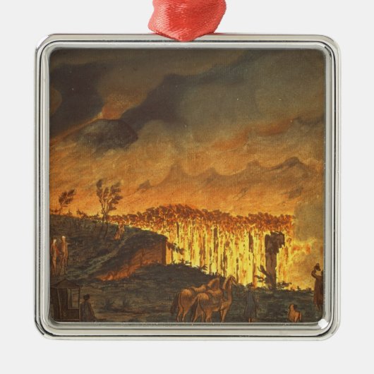 Sir William Hamilton die Ferdinand IV toont Metalen Ornament (Voorkant)