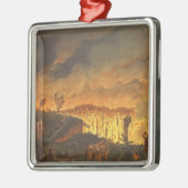 Sir William Hamilton die Ferdinand IV toont Metalen Ornament (Links)