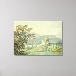 Sir William Hamilton's Villa, c.1795 (w/c over pen Canvas Afdruk