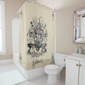 Sir William Johnson Coat of Arms Shower Curtain Douchegordijn (In situ)