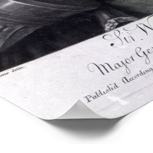 Sir William Johnson Poster (Hoek)