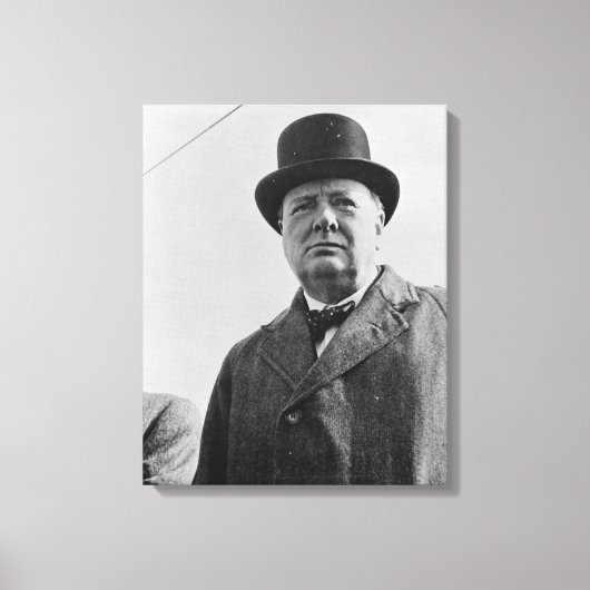 Sir Winston Churchill (1942) Canvas Afdruk (Voorkant)