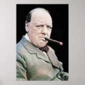 Sir Winston Churchill Poster (Voorkant)