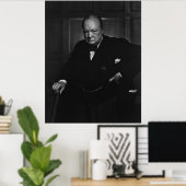 Sir Winston Churchill Poster (Thuiskantoor)