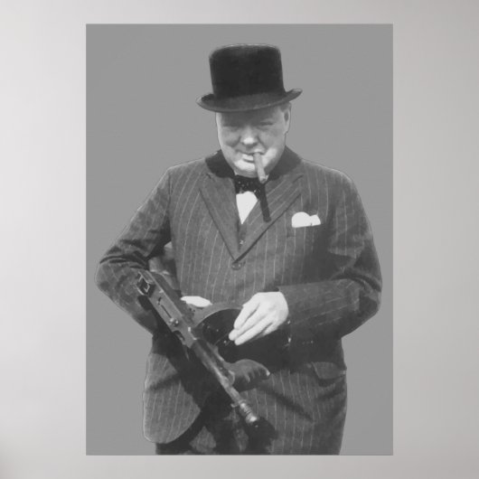 Sir Winston Churchill Poster (Voorkant)