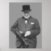 Sir Winston Churchill Poster (Voorkant)