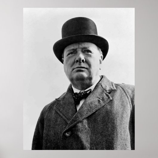 Sir Winston Churchill Poster (Voorkant)