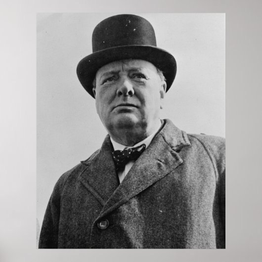 Sir Winston Churchill Poster (Voorkant)