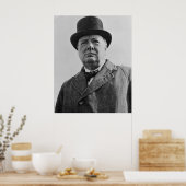 Sir Winston Churchill Poster (Keuken)