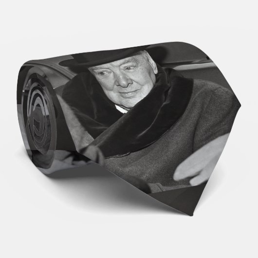 Sir Winston Churchill Stropdas (Opgerold)