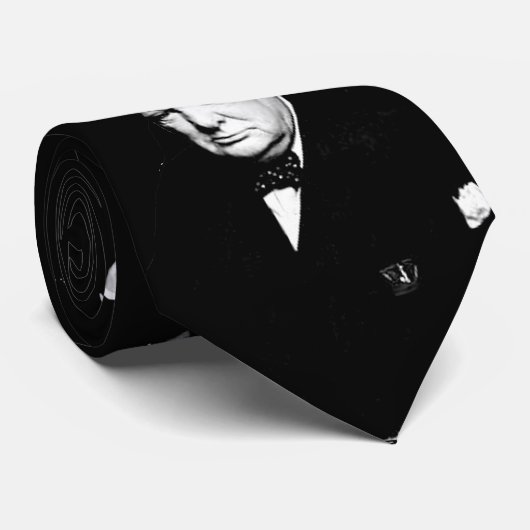 Sir Winston Churchill Stropdas (Opgerold)