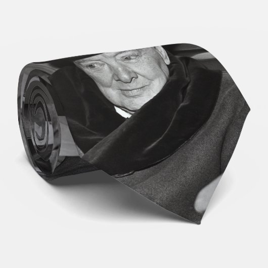 Sir Winston Churchill Stropdas (Opgerold)