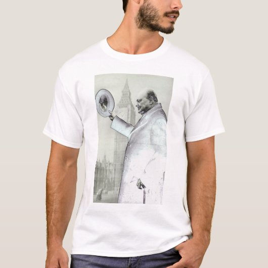 Sir Winston Churchill T-shirt (Voorkant)